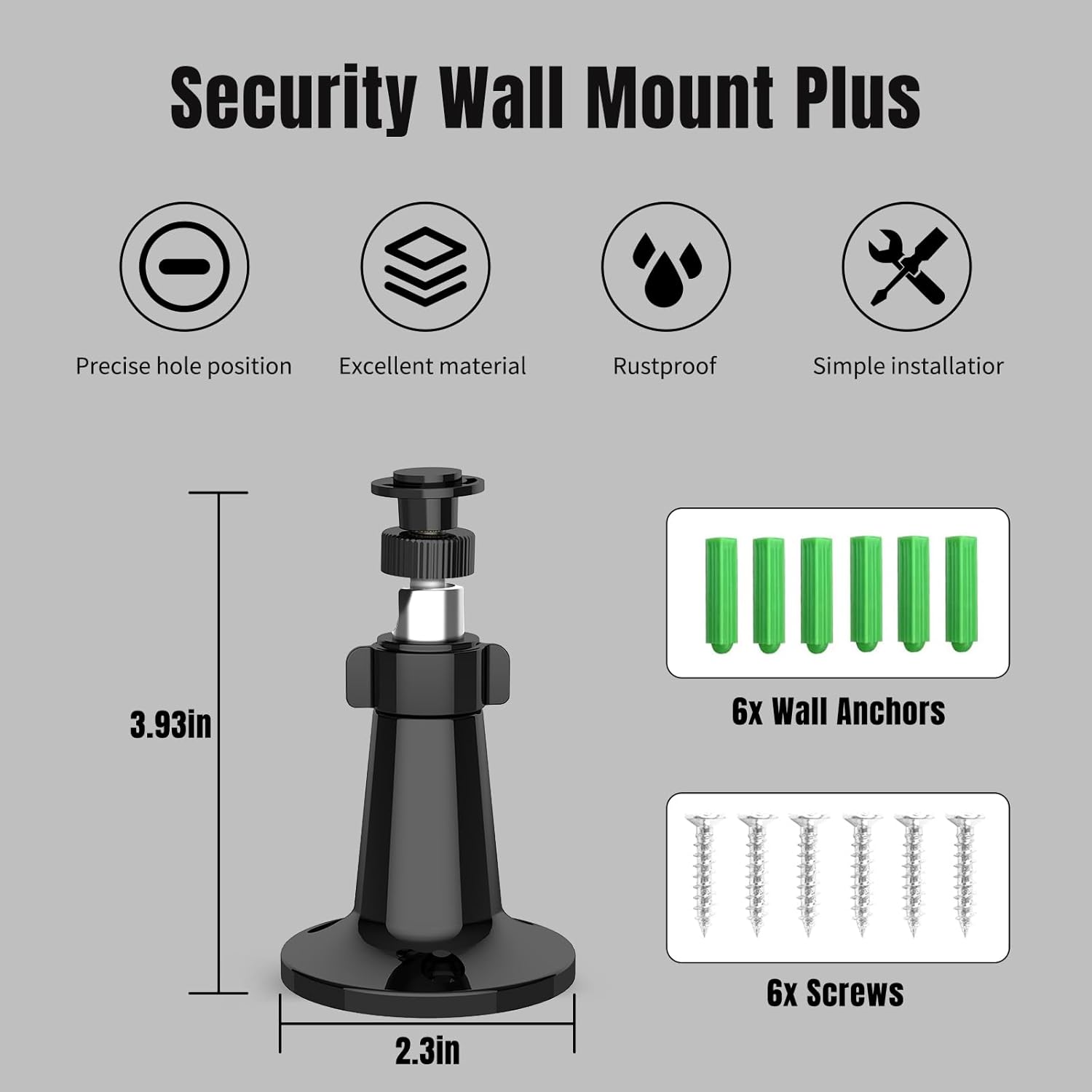 Paquete de 2 soportes para cámara Blink para exteriores, soporte de pared ajustable de 360 grados para interiores y exteriores, para Blink XT, Blink