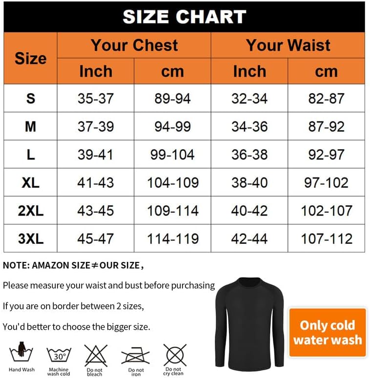 SHAPERIN Sauna Shirt for Men Weight Loss Sauna Jacket Tops Heat Trapping Sauna Suit Sweat Vest Body Shaper Gym Workout