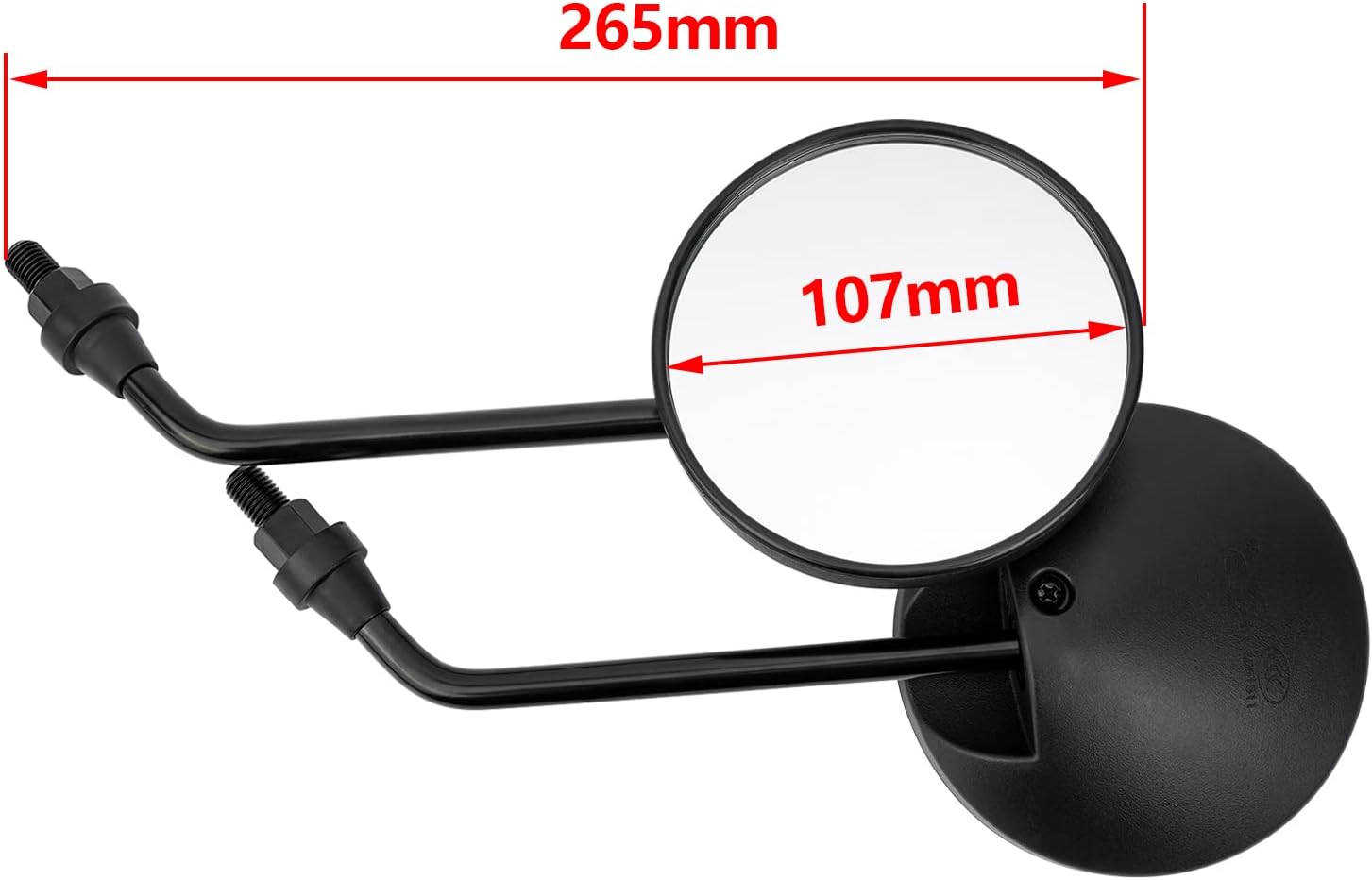 Road Passion Ajuste universal para la mayoría de marcas de motocicletas con un manillar de 78 pulgadas para Honda Suzuki Yamaha Kawasaki