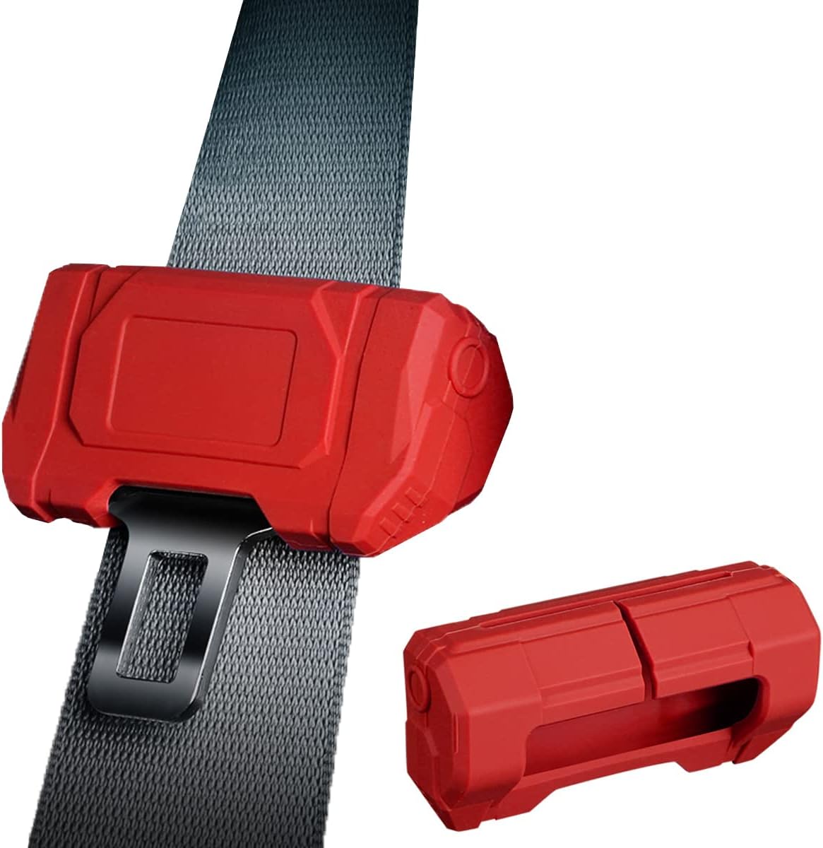 Funda universal para clips para cinturón de seguridad de automóvil, protector de hebilla de cinturón de seguridad para automóvil, protector de
