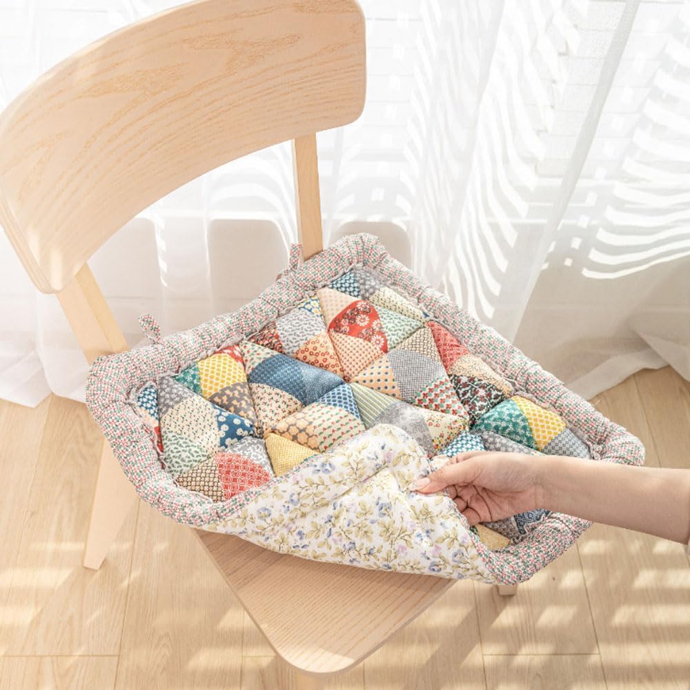 Funda protectora de algodón mágica y divertida para sofá, jardín o como tapete para mascotas, estampado de cuadros grandes color crema, cuadrícula