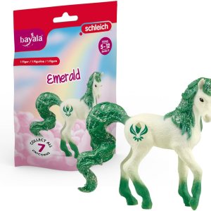 Schleich bayala, Juguetes de unicornio para niñas y niños, serie coleccionable de unicornio 2023, esmeralda Schleich bayala, Juguetes de unicornio para niñas y niños, serie coleccionable de unicornio 2023, esmeralda