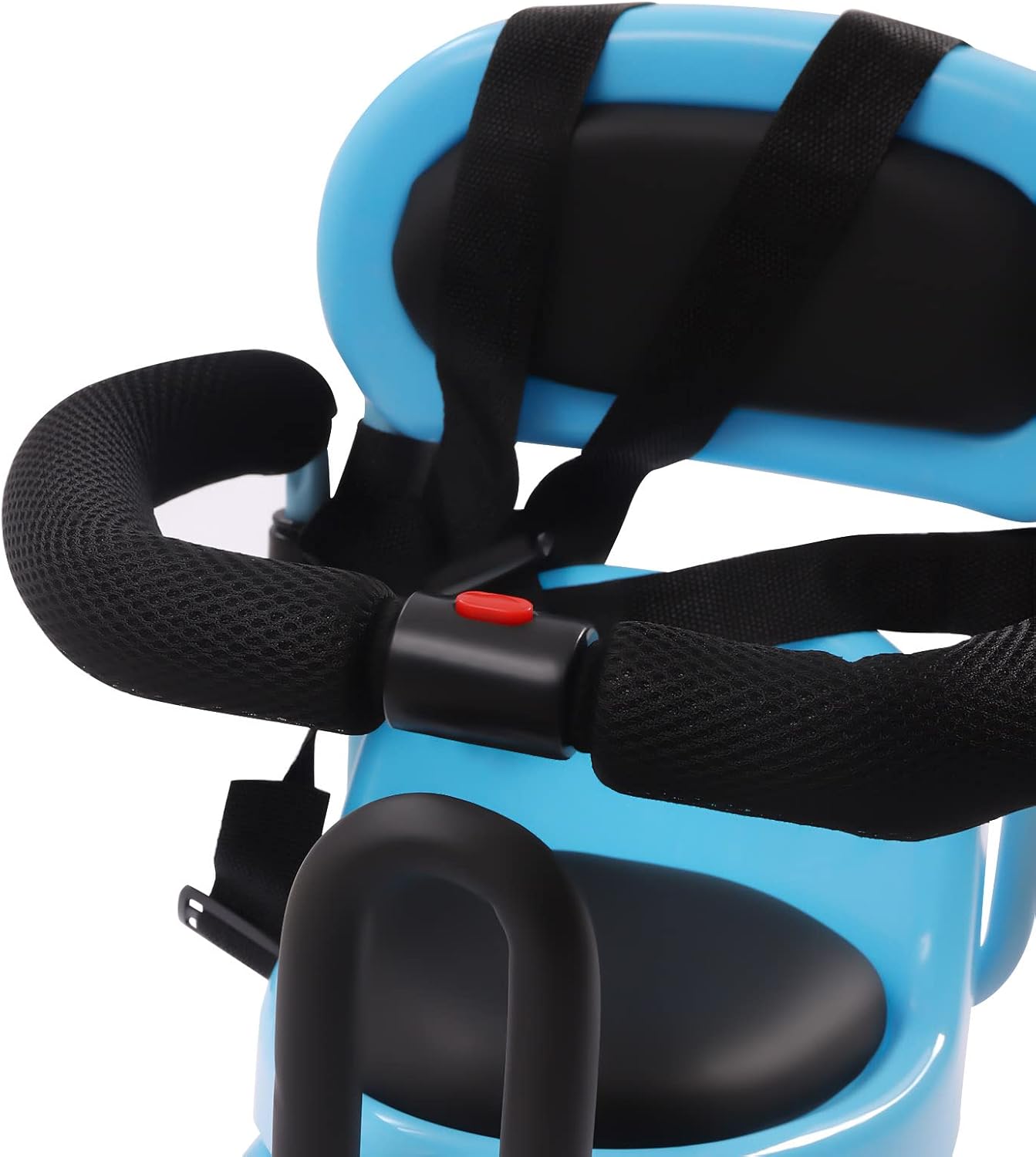 Gdrasuya10 Asiento trasero de bicicleta, asiento trasero de bicicleta para niños, asiento de bicicleta montado en la parte trasera para niños,