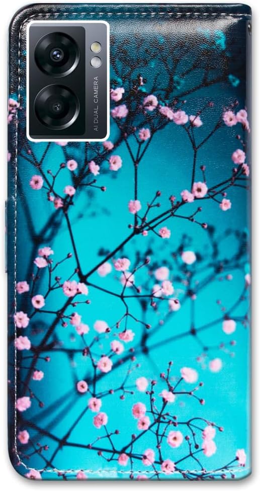 Bcov OnePlus Nord N300 5G – Funda de piel con tapa para teléfono con ranura para tarjetas, soporte para OnePlus Nord N300 5G