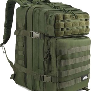 Mochila táctica Bolsa de cierre militar, Verde04, Senderismo táctico Camping Mochila táctica Bolsa de cierre militar, Verde04, Senderismo táctico Camping