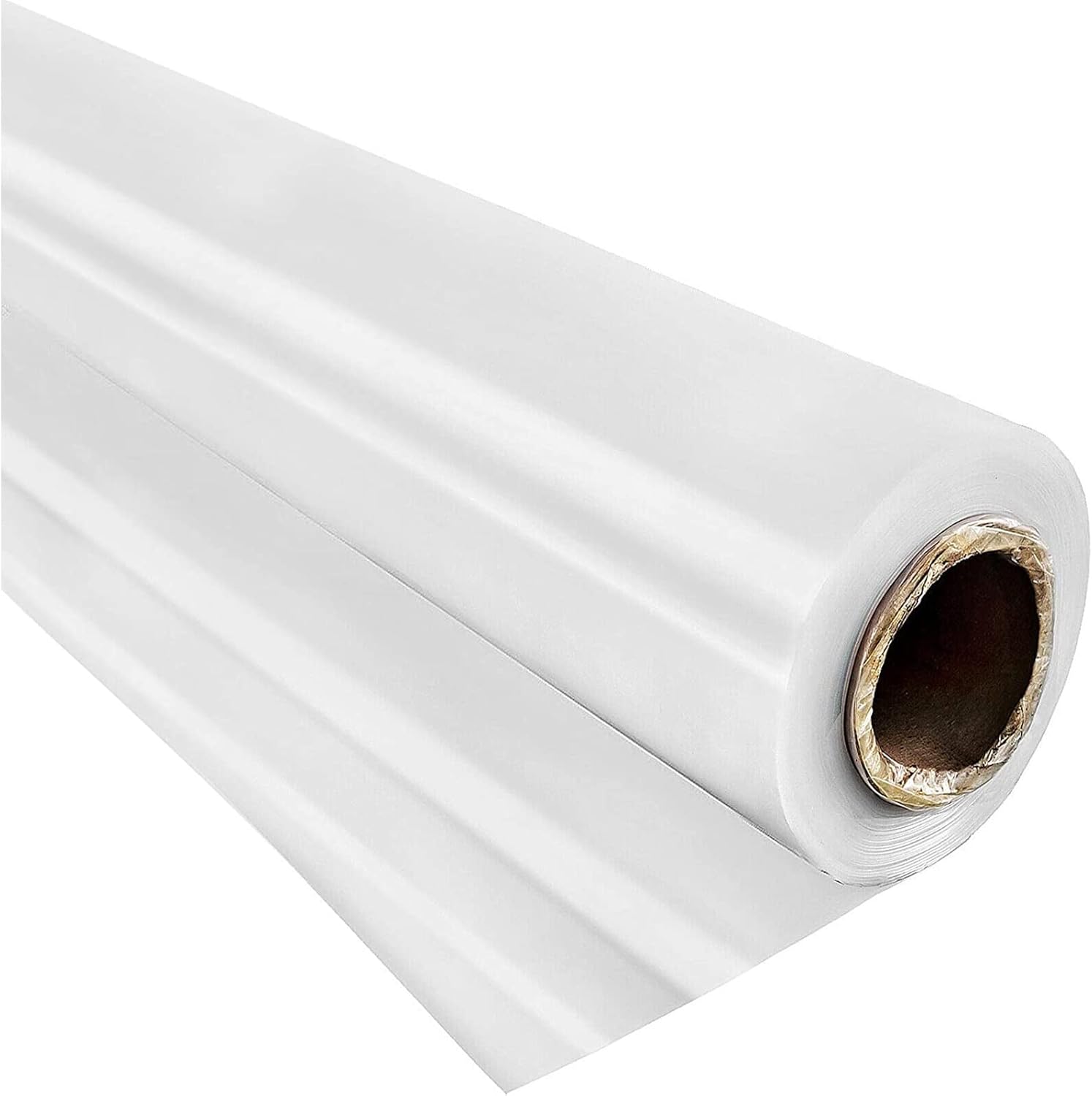 VEVOR Lámina de plástico para invernaderos de 8 x 25 pies, película de polietileno transparente resistente a los rayos UV de 6 mil de grosor,