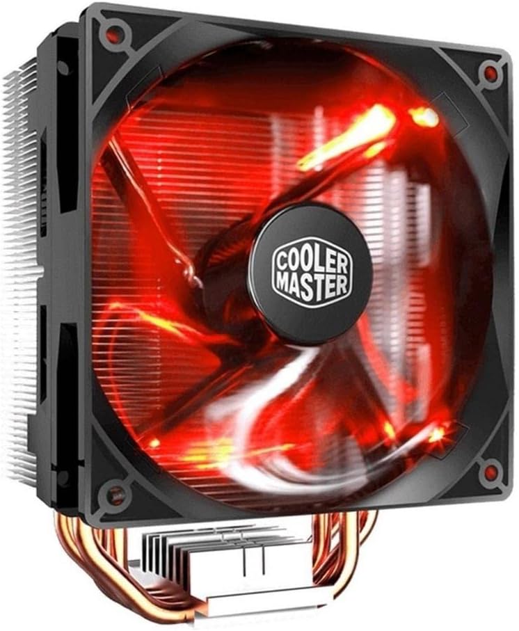 Enfriador híper compacto con doble tubería de contacto directo Cooler Master CPU , Hyper 212 LED