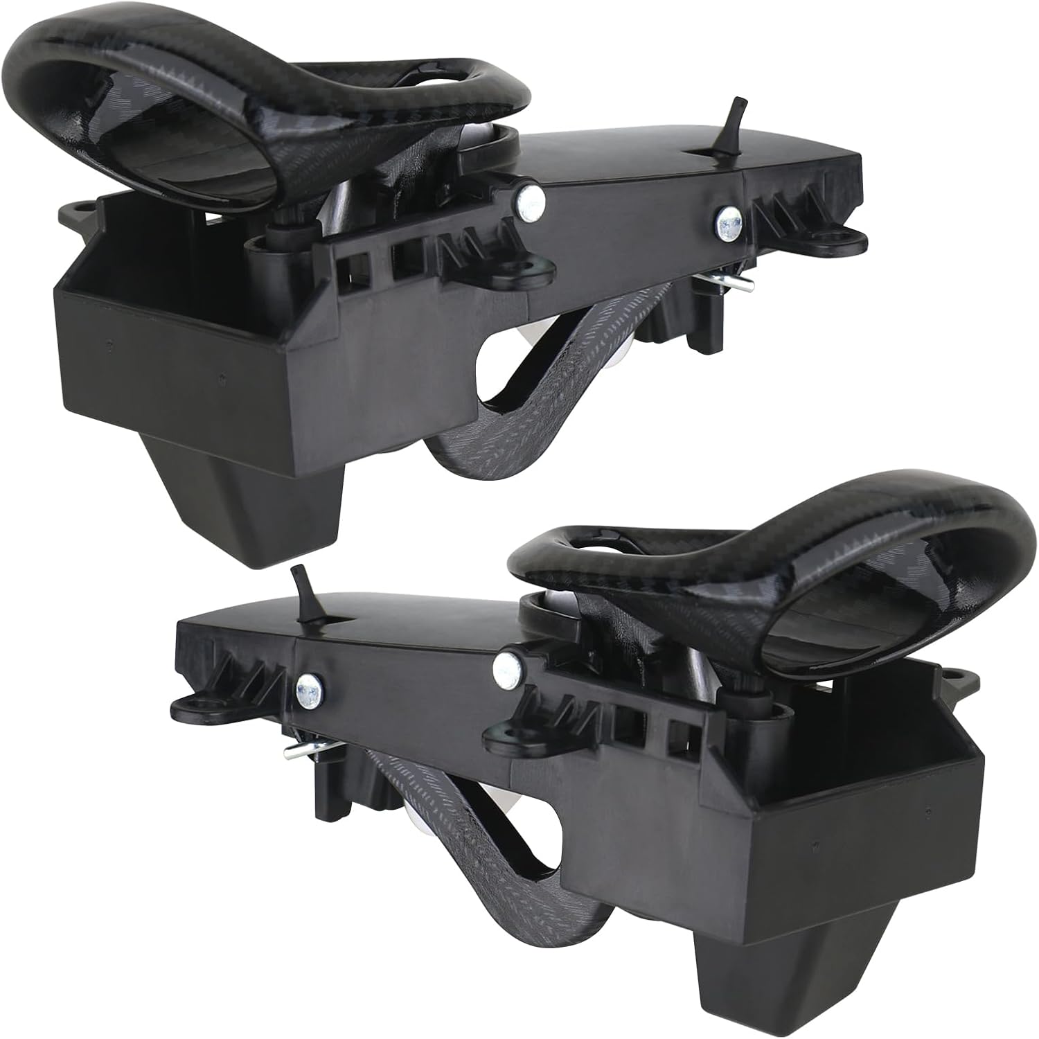 APPERFiT Manija de puerta interior (fibra de carbono) compatible con Nissan 350Z 2003 2004 2005 2006 2007 2008 2009