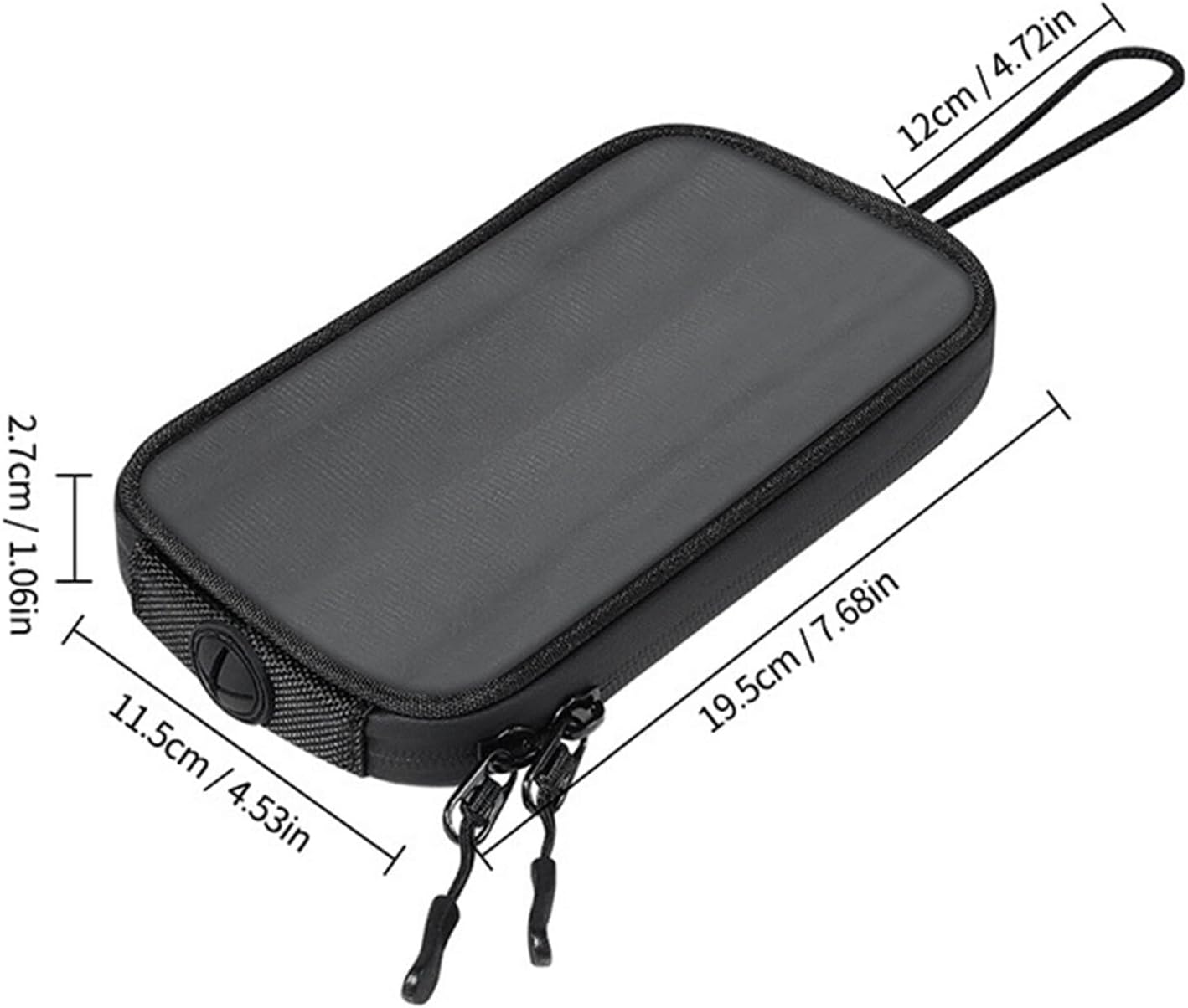 SOONHUA Bolsa de tanque de motocicleta, funda magnética para teléfono de motocicleta, bolsa de tanque de combustible resistente al agua con 7
