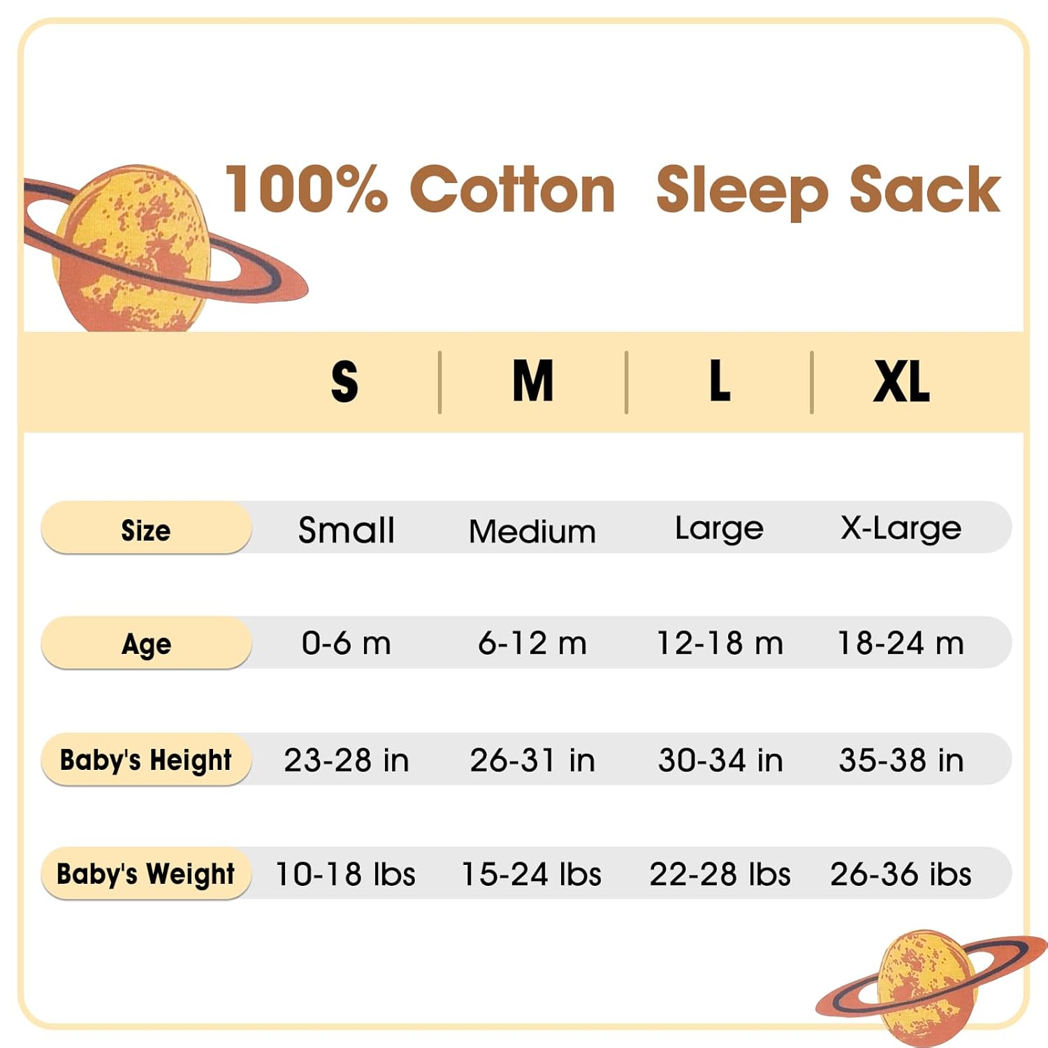 PHF Saco de dormir para bebé de 12 a 18 meses, paquete de 3 mantas 100% algodón para bebé, cremallera de 2 vías 0.5 TOG, saco de dormir cómodo para