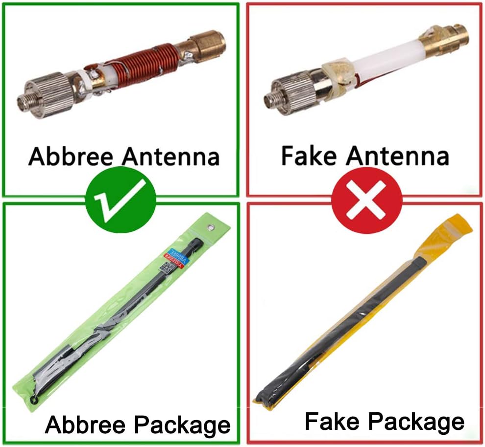 ABBREE Plegable CS Tactical SMA-hembra conector doble banda VHF UHF 144430Mhz antena para Baofeng UV-9R UV-9R Plus UV-9R PRO UV-9G UV-82WP UV-XR