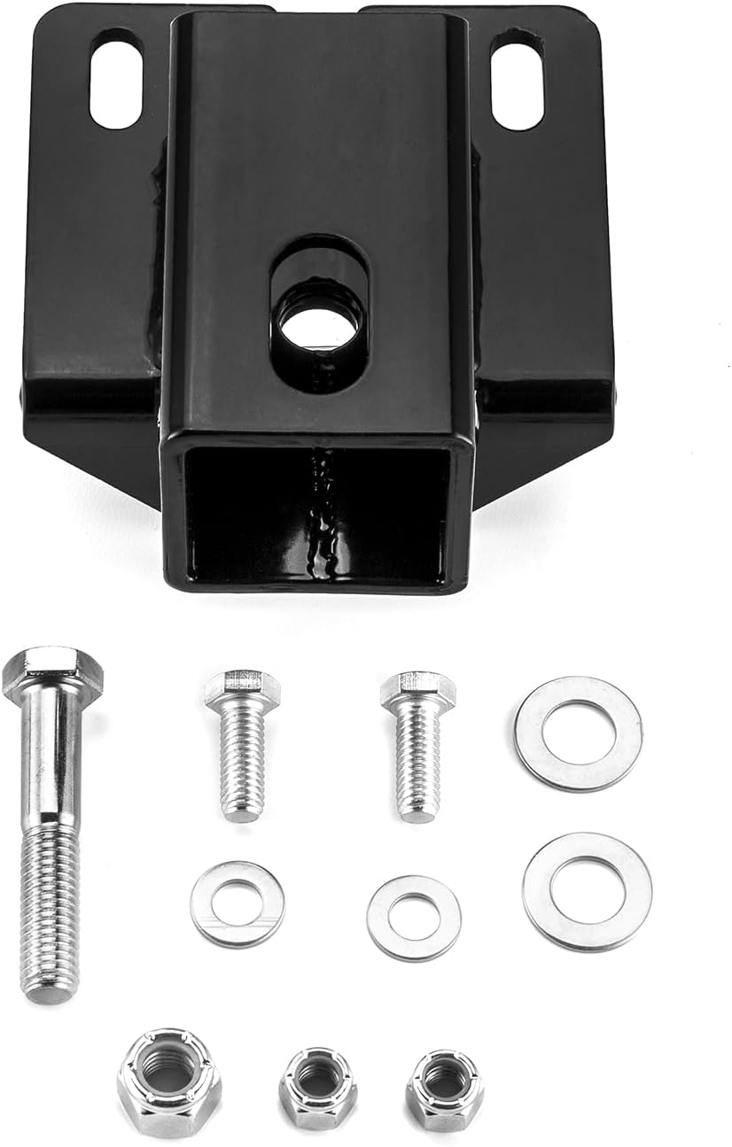 WeiSen Receptor de enganche de remolque trasero de 2 pulgadas compatible con Polaris Sportsman 2005-2023 400 450 500 570 600 700 800 Hawkeye 325 400