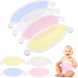 8 bandas de algodón para el vientre del bebé, cordón umbilical para el vientre del bebé, protector de vientre para niños y niñas, regalos de 0 a 12 8 bandas de algodón para el vientre del bebé, cordón umbilical para el vientre del bebé, protector de vientre para niños y niñas, regalos de 0 a 12
