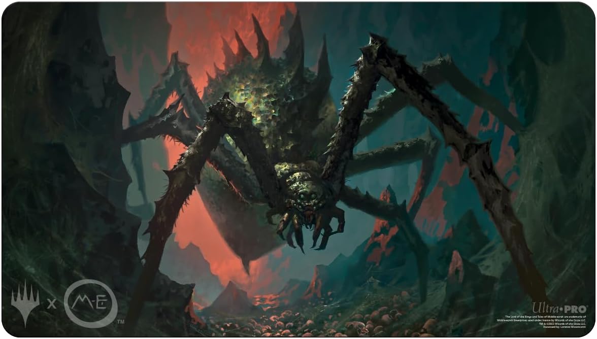Ultra PRO – El Señor de los Anillos Tales of Middle-Earth Playmat con Shelob for Magic The Gathering, Proteja las cartas durante el juego, uso como