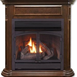 Duluth Forge Inserto de chimenea sin ventilación de combustible dual – 32,000 BTU, modelo de control T-Stat FDF400T-ZC Duluth Forge Inserto de chimenea sin ventilación de combustible dual – 32,000 BTU, modelo de control T-Stat FDF400T-ZC