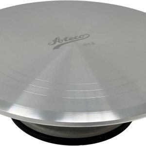 Ateco 608REVOLVING Cake Decorating soporte, 11″ Ronda, apto para uso alimentario de plástico Base & parte superior, #613 – base de aluminio, 12″, Ateco 608REVOLVING Cake Decorating soporte, 11″ Ronda, apto para uso alimentario de plástico Base & parte superior, #613 – base de aluminio, 12″,