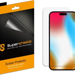Supershieldz Protector de pantalla diseñado para iPhone 15 Plus (6.7 pulgadas), protector de pantalla transparente de alta definición (PET) Supershieldz Protector de pantalla diseñado para iPhone 15 Plus (6.7 pulgadas), protector de pantalla transparente de alta definición (PET)