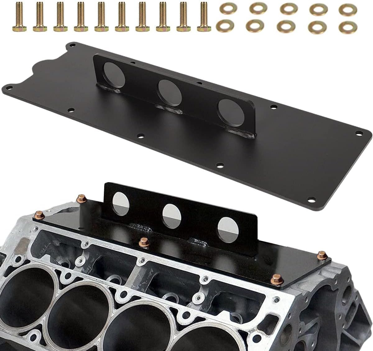 LS LSX Placa de elevación del motor para grúa recogedora de polipasto Chevy Serie LS wGM LSX LS1 4.8 5.3 5.7 6.0 7.0 Gen III LQ4 LQ9 LS LS6 LM7 LR4
