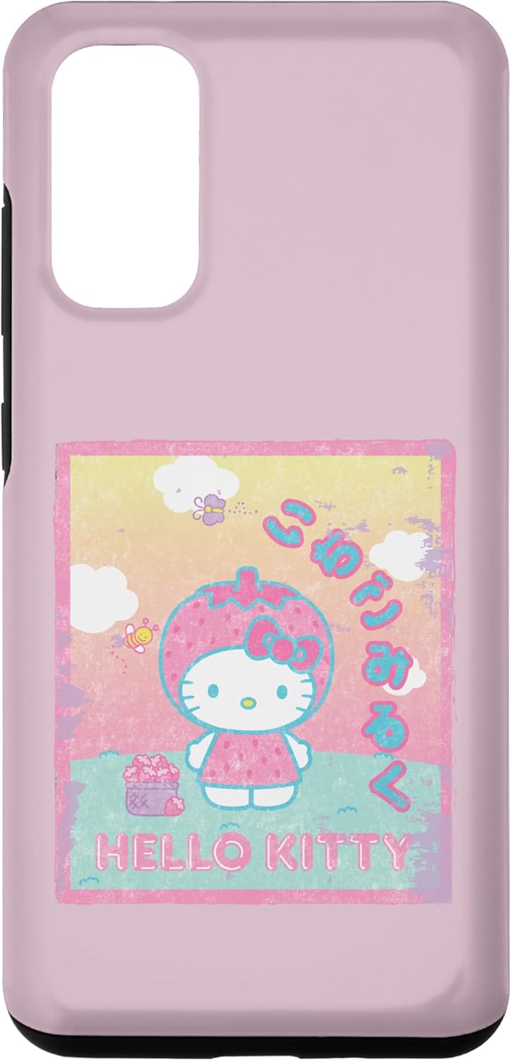 Funda para Galaxy S20 Hello Kitty con leche de fresa