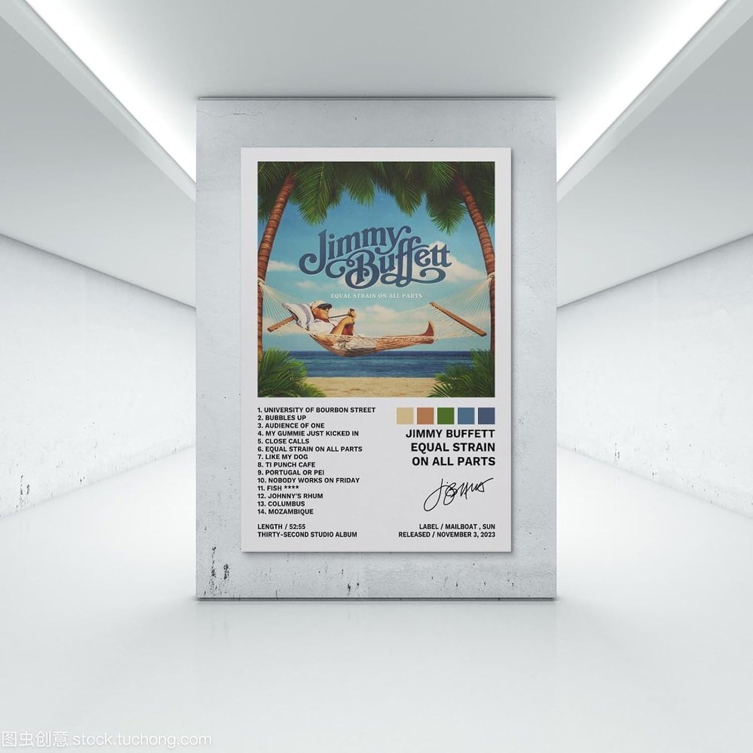Jimmy – Póster de Buffett con igualdad de tensión en todas las partes, pintura decorativa, lienzo, pósteres de pared e impresión artística moderna