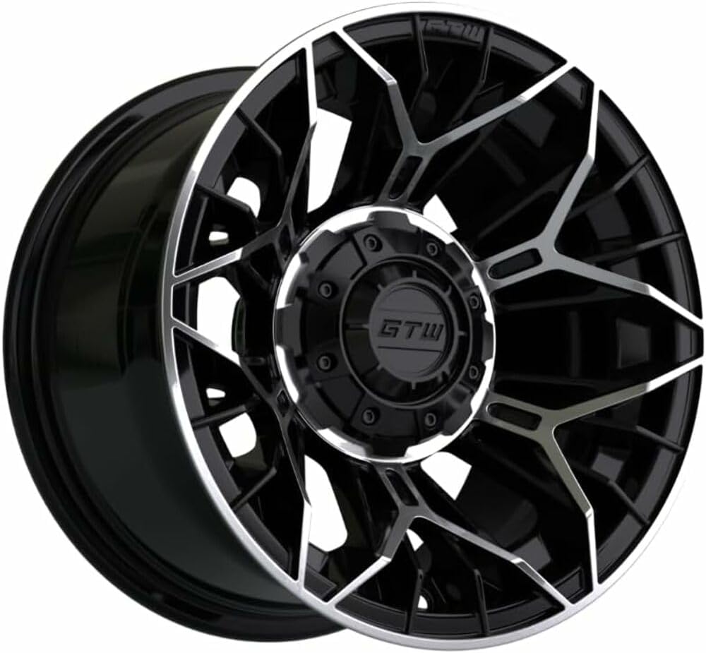 GTW GTW Stellar – Juego de 4 ruedas y neumáticos para carrito de golf de 12 pulgadas, ruedas radiales para todo terreno con cinturón de acero Nomad