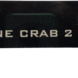 Medidor de cangrejo para medir cangrejos de piedra de Florida – Acrílico negro Medidor de cangrejo para medir cangrejos de piedra de Florida – Acrílico negro