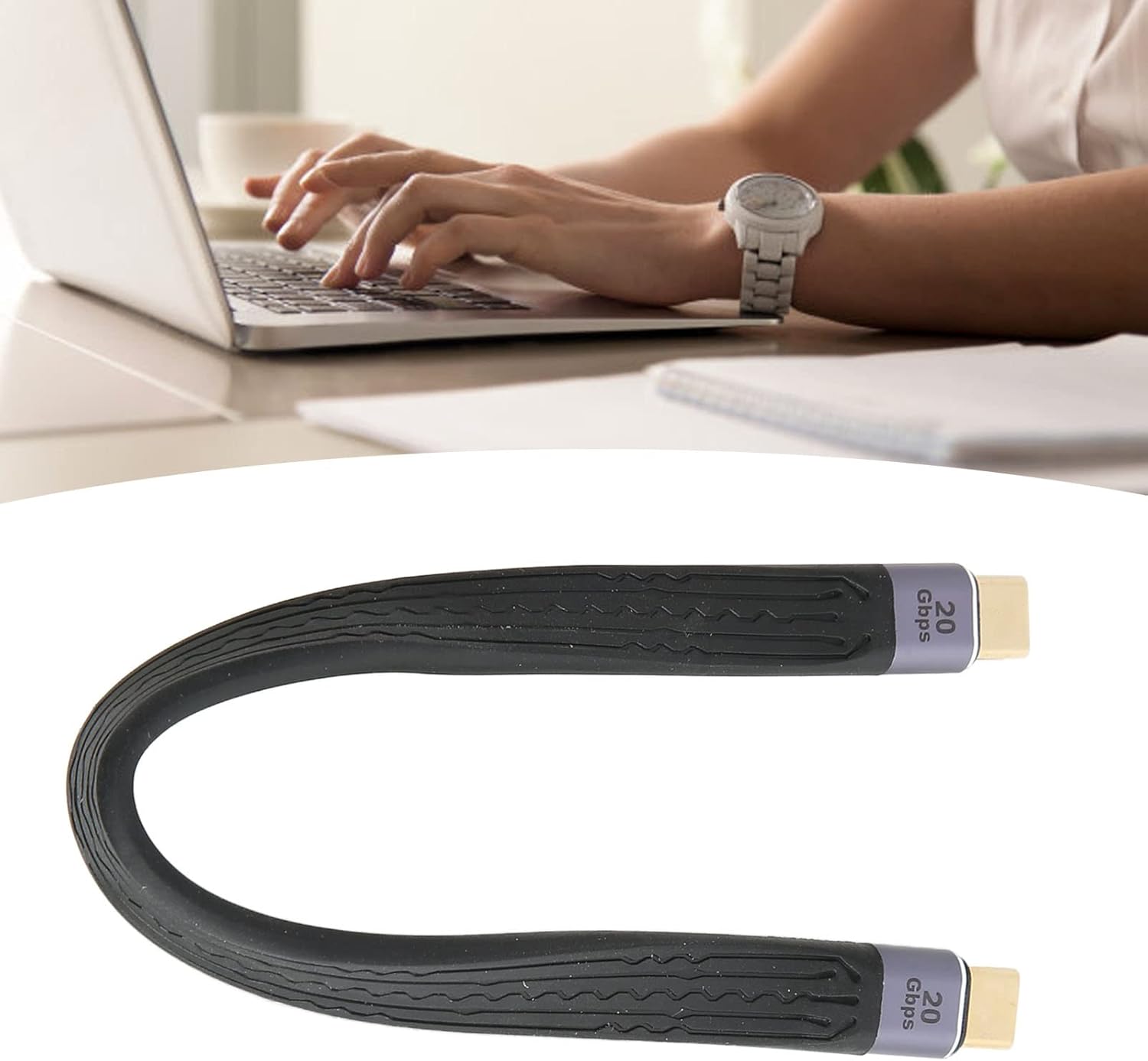 Diyeeni PD 100W Fast Charging USB C to USB C Cable, 4K 60HZ Fast Transmission, Metal Material for Phone Charge