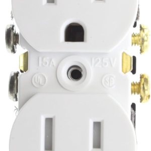 Leviton t5320-w receptáculo de 15Amp, 125V, Tamper Resistentes, Duplex, Residencial Grado, toma de tierra, color blanco (10unidades) Leviton t5320-w receptáculo de 15Amp, 125V, Tamper Resistentes, Duplex, Residencial Grado, toma de tierra, color blanco (10unidades)