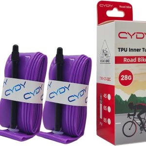 Bibike Paquete de 2 tubos interiores de 700 x 18-32c con válvula Presta de 1.772 in2.559 in3.346 in Bibike Paquete de 2 tubos interiores de 700 x 18-32c con válvula Presta de 1.772 in2.559 in3.346 in