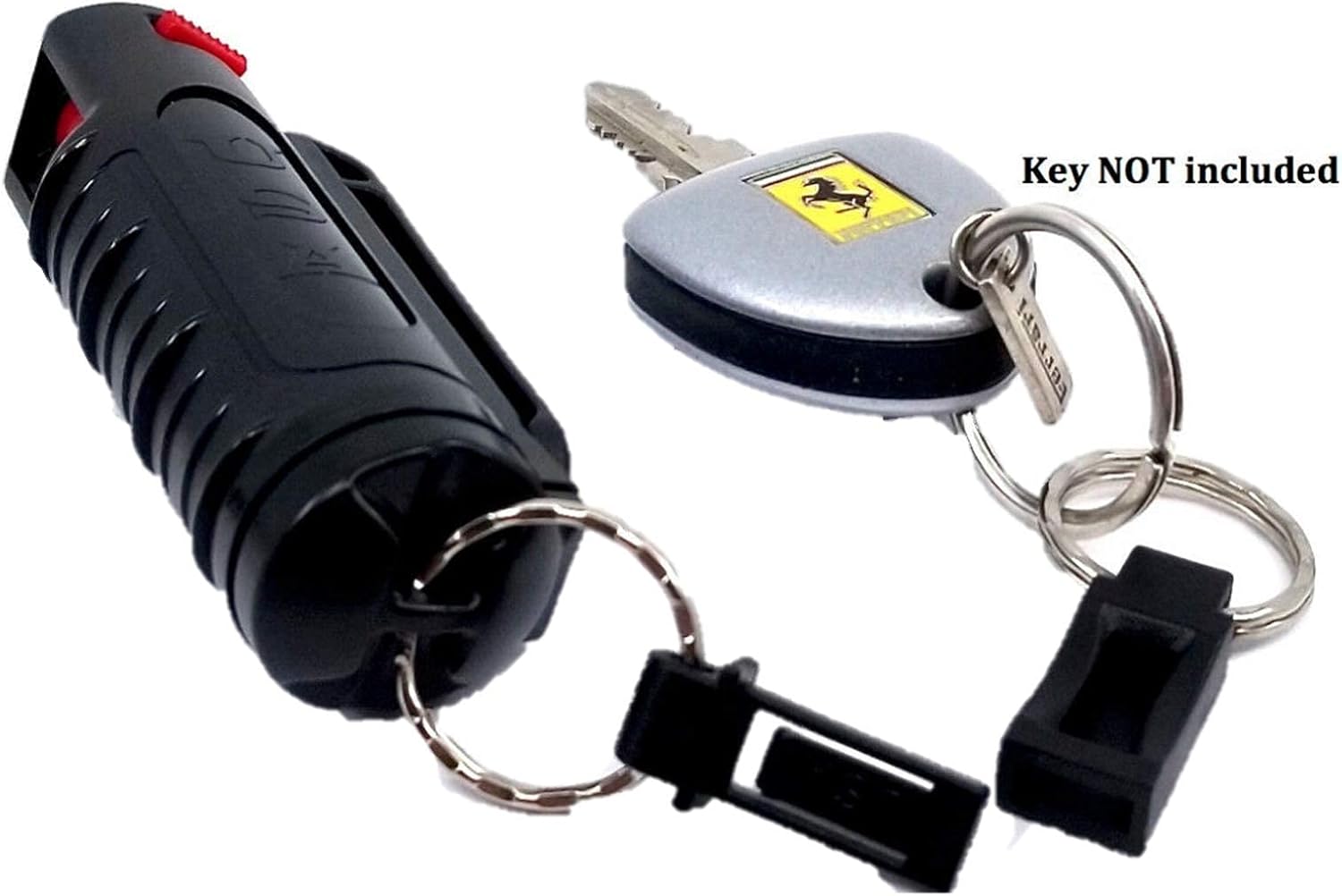 Police MAGNUM Llavero de pimienta en spray para defensa personal – estuches moldeados por inyección