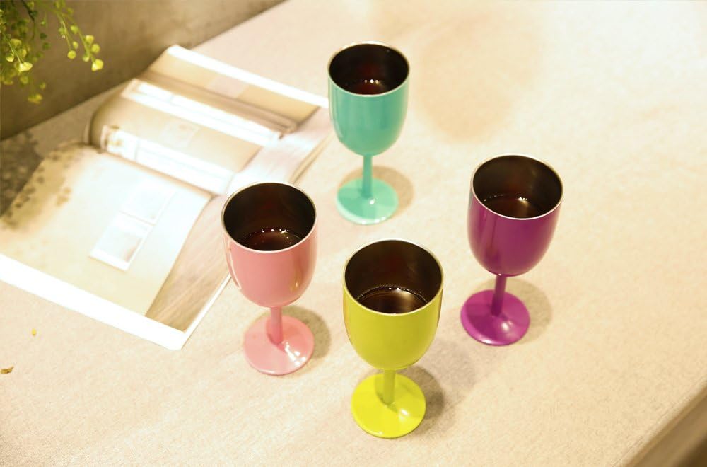 Copa de vino de acero inoxidable