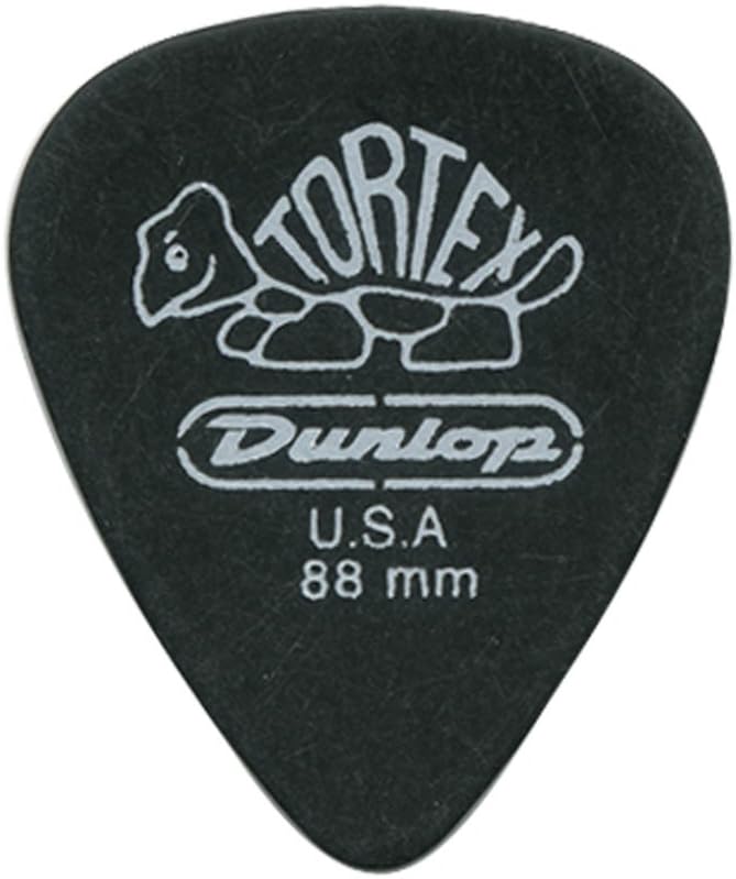 Dunlop Tortex púas de guitarra negro oscuro