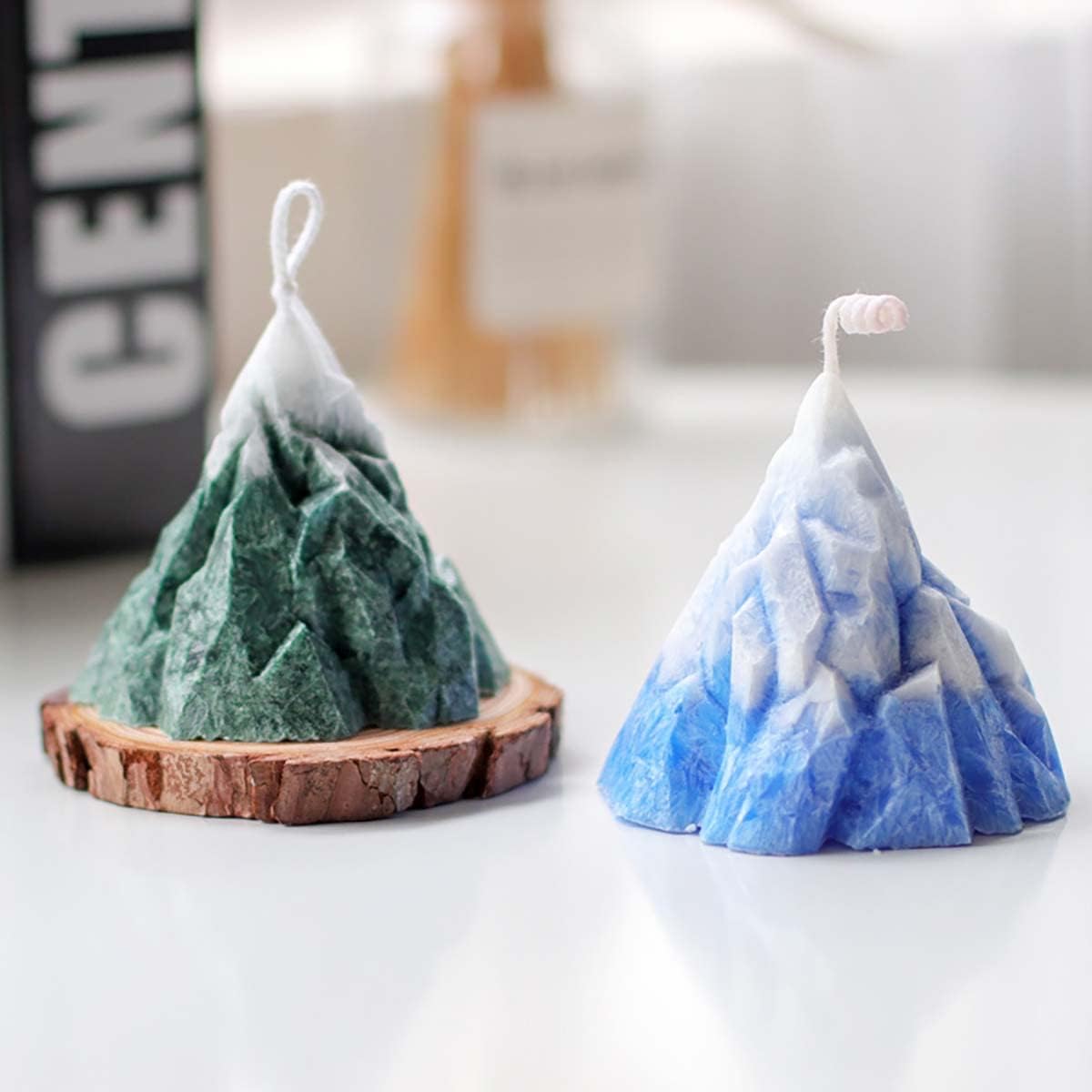 Iceberg – Molde de silicona para velas de resina iceberg, molde de silicona para decoración del hogar, molde de silicona para resina, molde de jabón