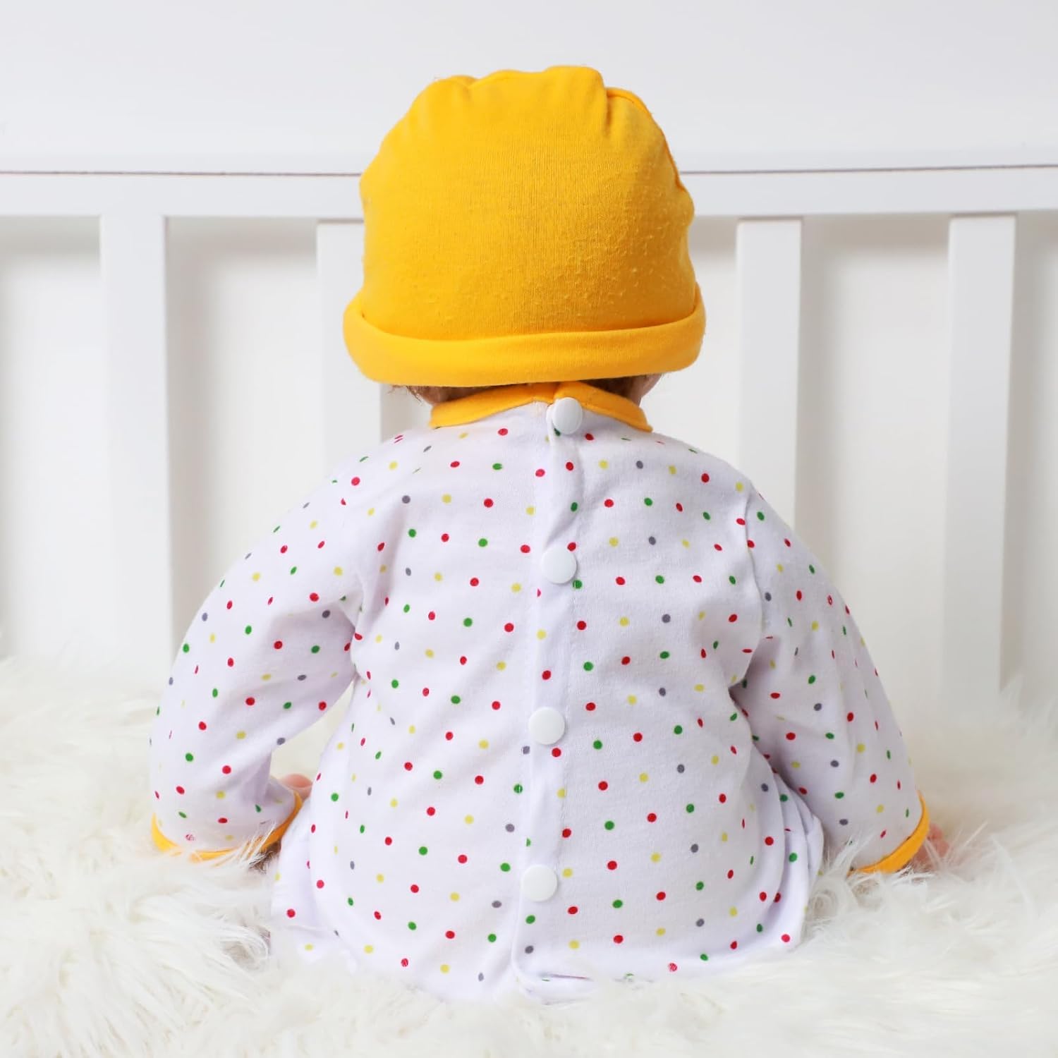 COSYOVE Ropa de muñecas Reborn de pato amarillo, accesorios para muñecas Reborn de 20 a 22 pulgadas, para niñas y niños recién nacidos
