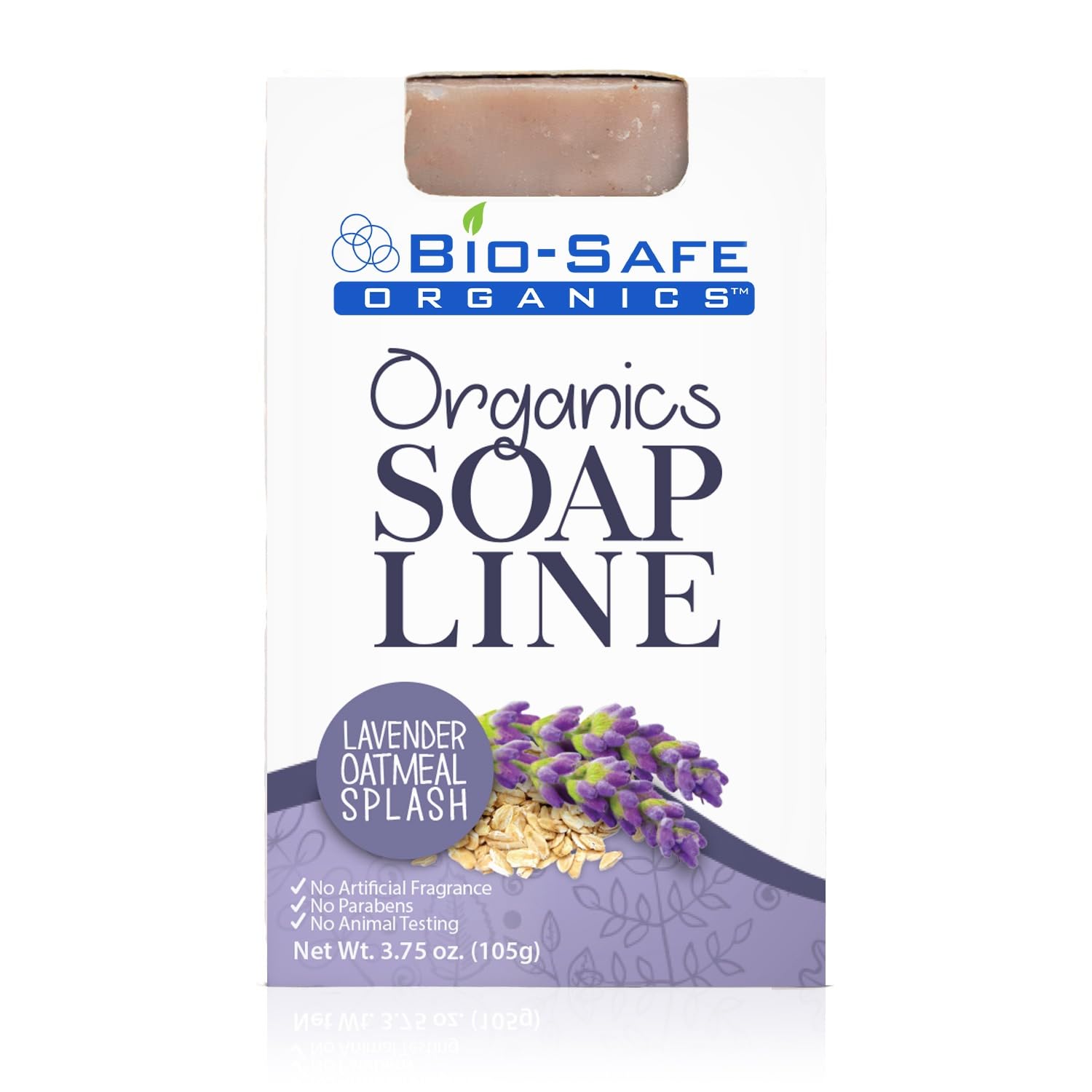 Jabón orgánico de avena de lavanda  Jabón de baño lujoso 100% orgánico hecho a mano  Jabón natural  Aromaterapia relajante para todas las pieles