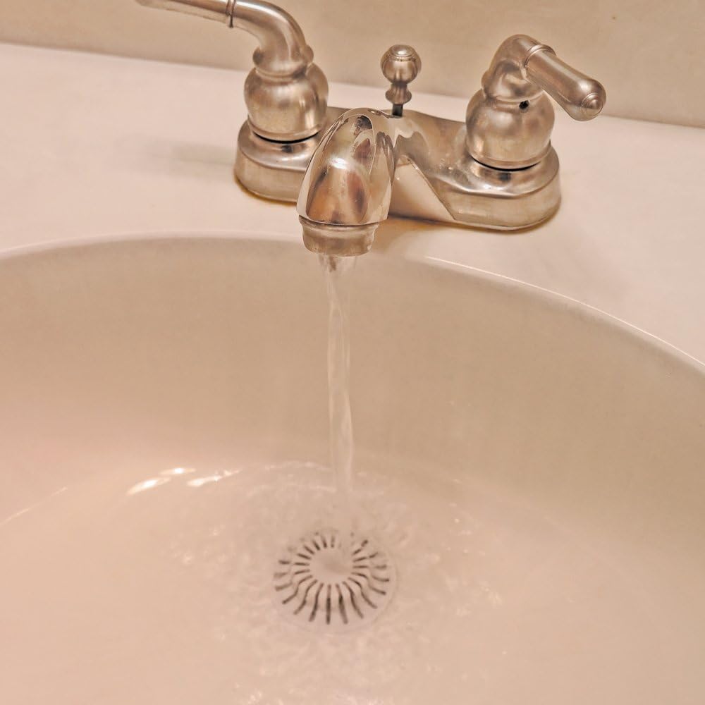 DANCO Colador universal para lavabo de baño con ventosa y trampa  Para tapones emergentes  Blanco  Paquete de 2 (10769)
