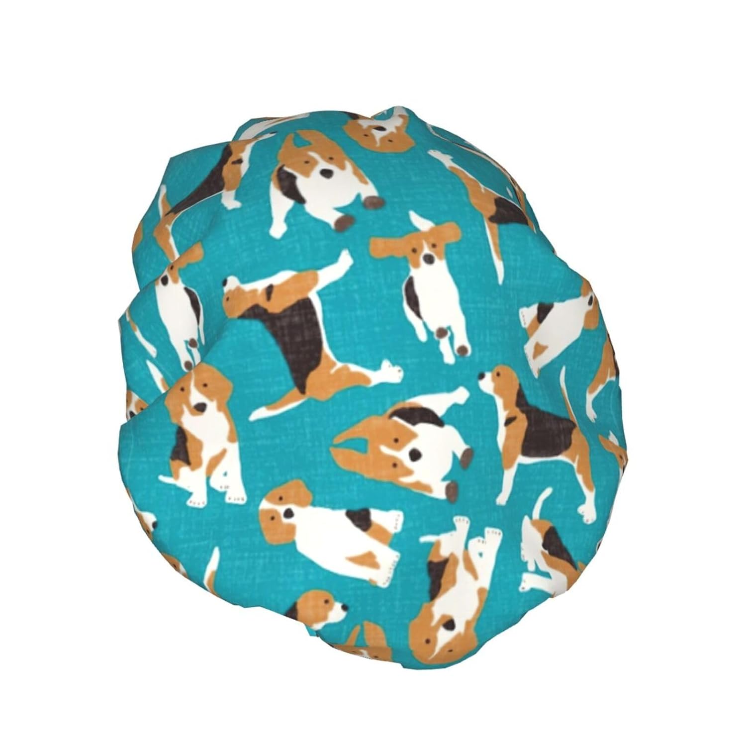 Dogs (2) Women Luxury Shower Cap, Double Protection Layers Elastic, Reusable Adjustable Shower Bonnet