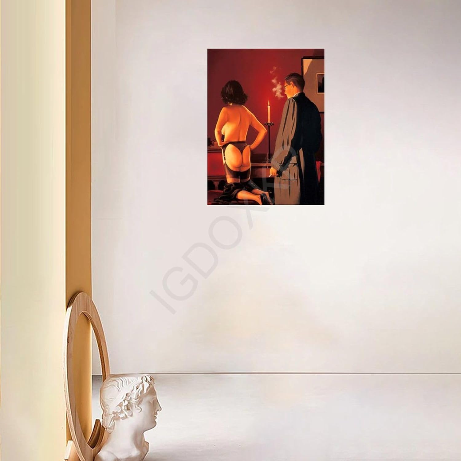 Póster de arte moderno Jack Vettriano (2) póster de lienzo para decoración de dormitorio, oficina, habitación, regalo, sin marco, 12 x 16 pulgadas