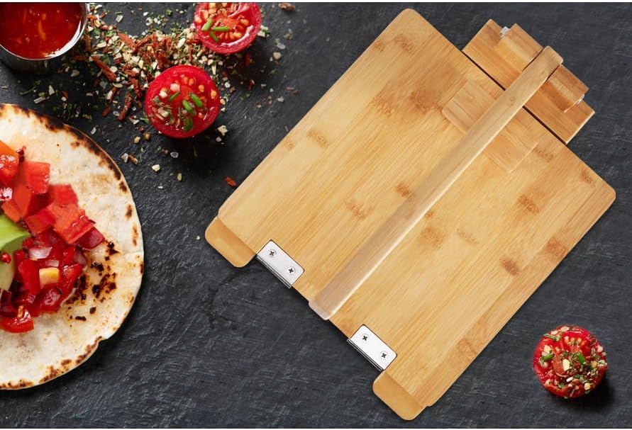 Prensa de tortilla de bambú de 10 pulgadas