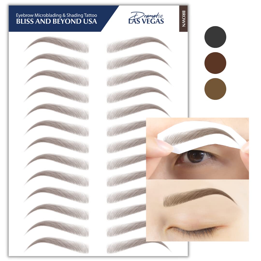 Bliss and Beyond USA  Tatuaje de microblading y sombreado  Una combinación de cejas en polvo  No tóxico  Apto para veganos (Dramatic Las Vegas,