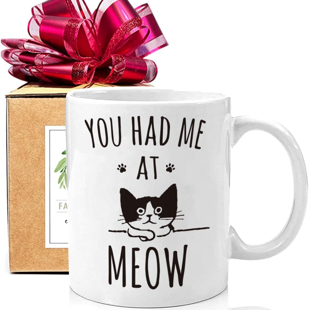 Lindas tazas de café con diseño de gato, regalo para cumpleaños, día de San Valentín, aniversario, Navidad, taza de café con temática de gato,