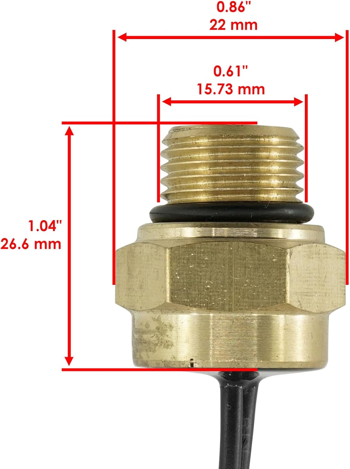 Para radiador de enfriamiento Sensor de interruptor térmico para Polaris Scrambler 400 2X4 4X4 2001-02 Mod-ZTF1-1125
