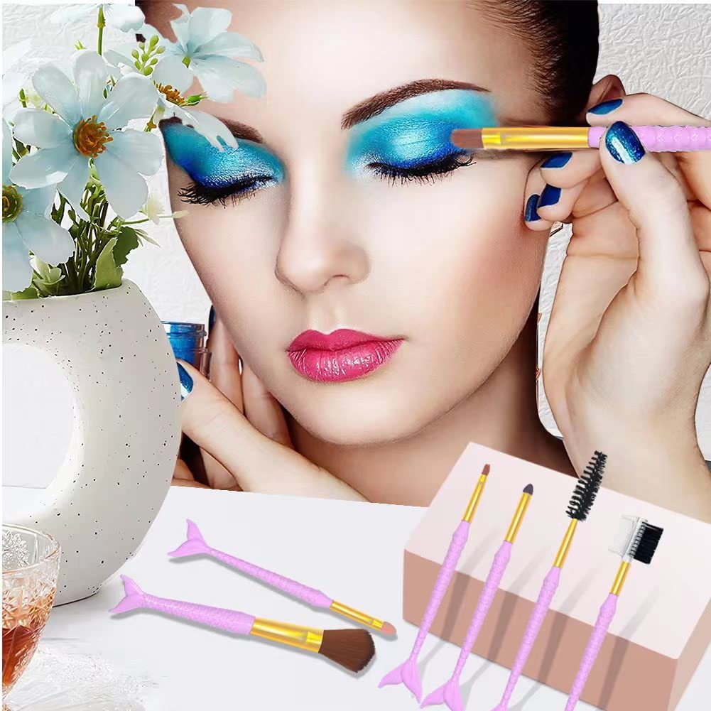 Cepillo de maquillaje profesional, cerdas suaves, brochas de maquillaje para el cabello, delineador de ojos, contorno de labios, cejas, contorno de