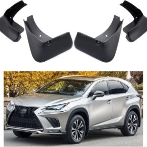 MOERTIFEI Guardabarros de coche con aletas de barro compatibles con Lexus NX 300  NX 300 F Sport 2018-2021 (sin modelos híbridos) MOERTIFEI Guardabarros de coche con aletas de barro compatibles con Lexus NX 300  NX 300 F Sport 2018-2021 (sin modelos híbridos)