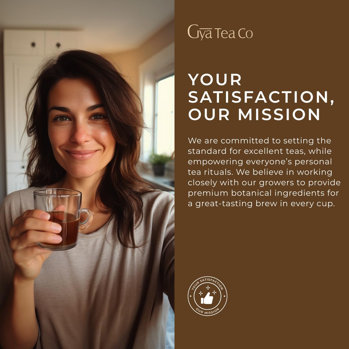Gya Tea Co K-Cups de té de limón y jengibre para Keurig, sin cafeína, té de limón y jengibre para una mejor salud, relájate con cápsulas de té