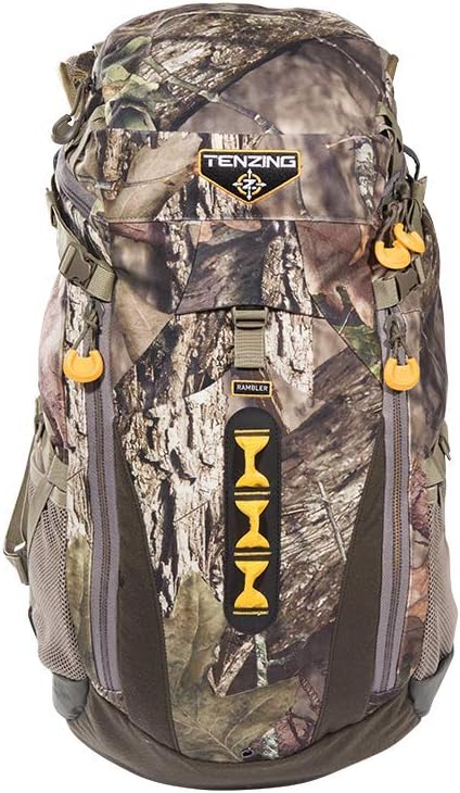 Paquetes de caza TENZING TX Series  Paquetes de caza de arco y rifle de primera con camuflaje de campo de roble, disponible en mochilas y cinturones