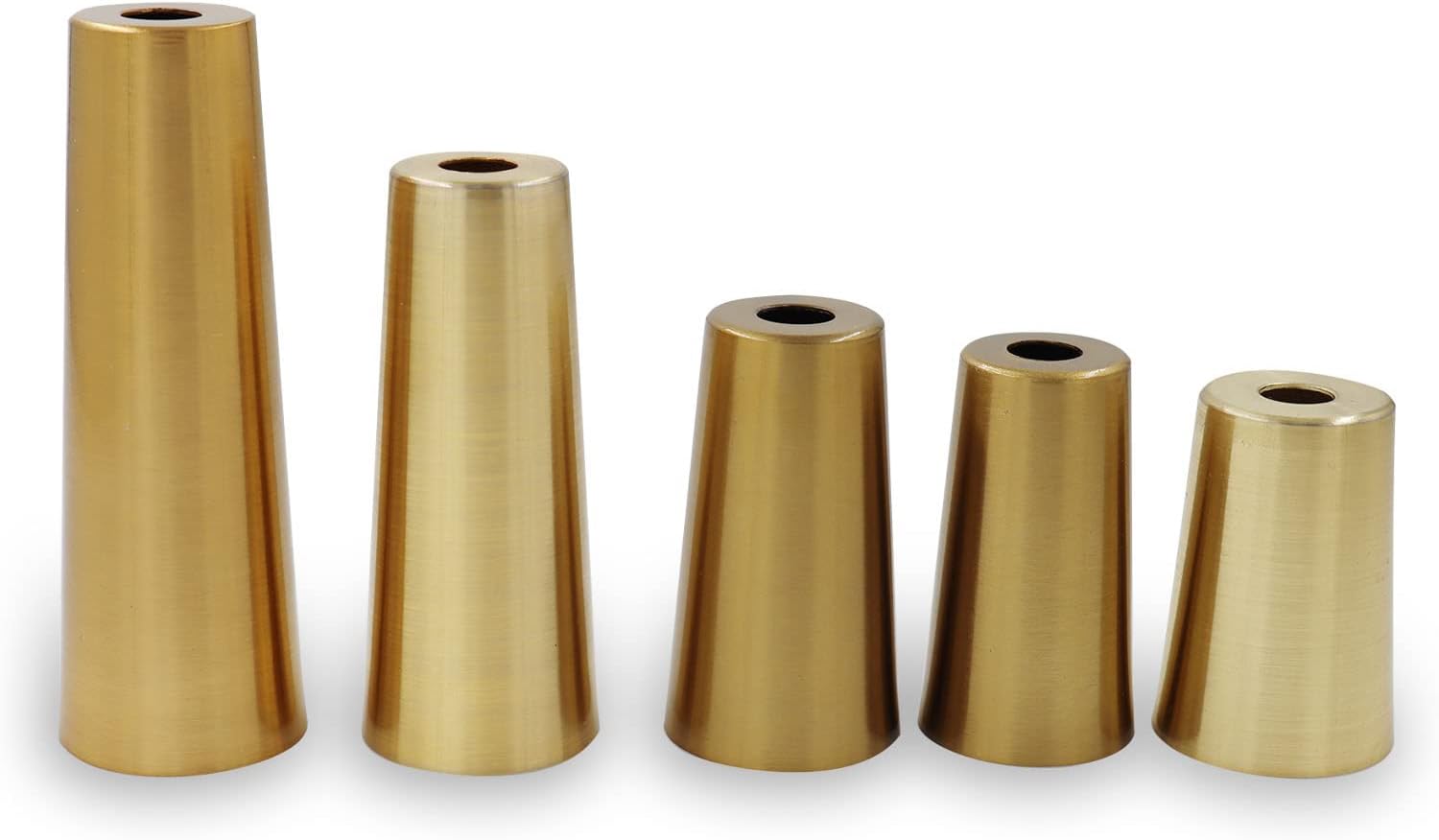 TTZEZE – 4 tapas de metal para patas de silla, fundas inferiores para patas de muebles, puntas redondas protectoras de suelo, accesorios decorativos