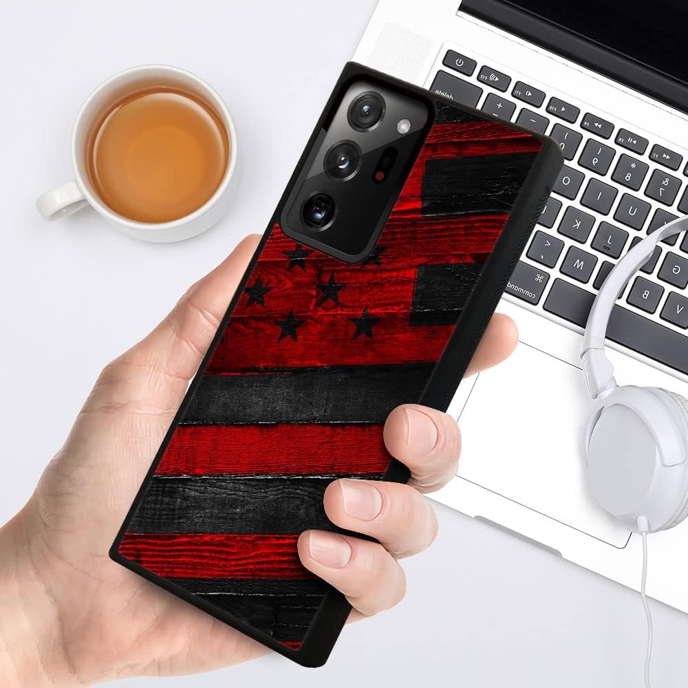 Funda compatible con Samsung Galaxy Note 20, diseño con patrón de parachoques trasero, esquinas reforzadas contra arañazos, esquinas reforzadas de