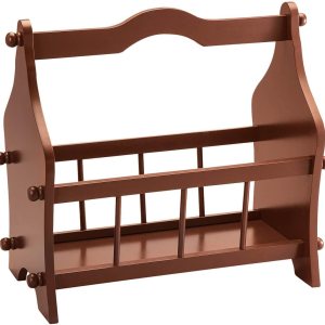 OakRidgeTM – Revistero, material MDF, decoración de interiores, acabado marrón, mide 16 12 pulgadas de largo x 8 12 pulgadas de ancho x 15 38 OakRidgeTM – Revistero, material MDF, decoración de interiores, acabado marrón, mide 16 12 pulgadas de largo x 8 12 pulgadas de ancho x 15 38