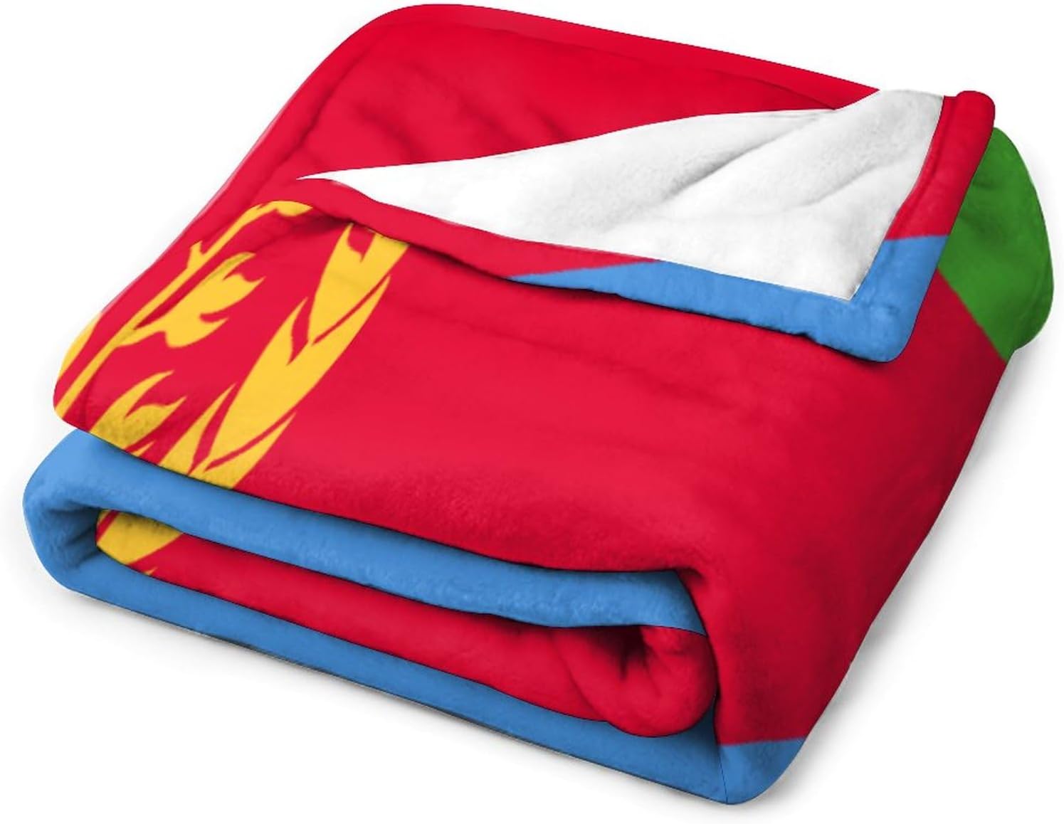 Manta con la bandera de Eritrea, manta suave y ligera, colcha duradera para decoración del hogar, manta de sofá de 30 x 40 pulgadas